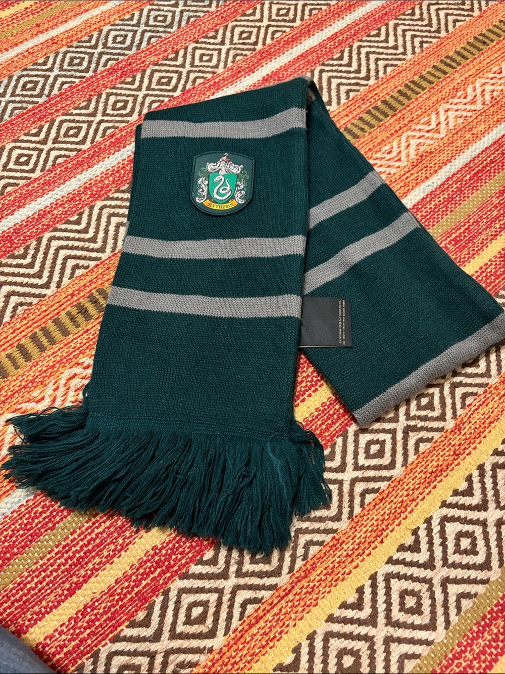 Green Harry Potter Slytherin scarf